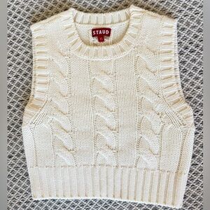 NWOT - STAUD Pingo Sweater - XS - Ivory
